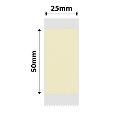 NB367 - NIIMBOT - D101 ONLY - R25*50 - 130 LABELS PER ROLL - LEMON YELLOW COLOUR DESIGN