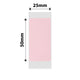 NB370 - NIIMBOT - SLEGS D101 - R25*50 - 130 ETIKETTE PER ROL - PIENK ONTWERP