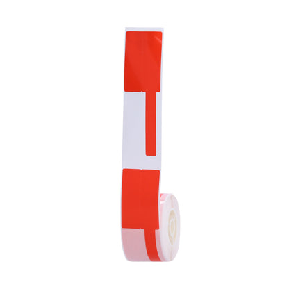 NB379 - NIIMBOT - SLEGS D101 - R25*78 - 90 ETIKETTE PER ROL - ROOI ONTWERP