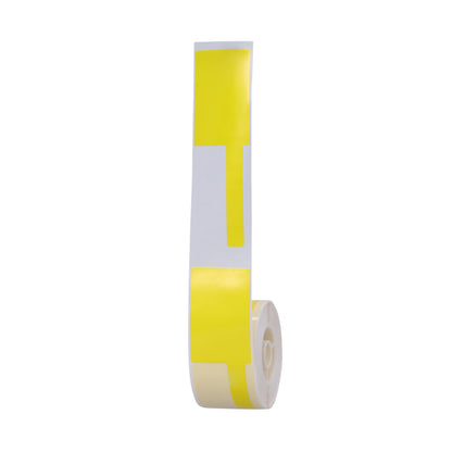 NB381 - NIIMBOT - SLEGS D101 - R25*78 - 90 ETIKETTE PER ROL - GEEL ONTWERP