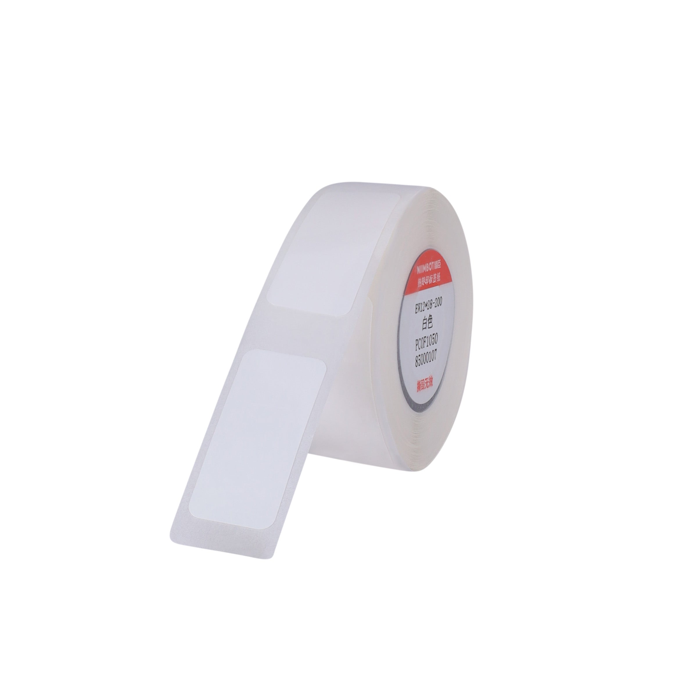 NB384 - NIIMBOT - B18 - EL12*28mm - 200 ETIKETTE PER ROL - WIT ONTWERP