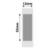 NB397 - NIIMBOT - B18 - ES 12*35mm - 170 ETIKETTE PER ROL - SILWER ONTWERP