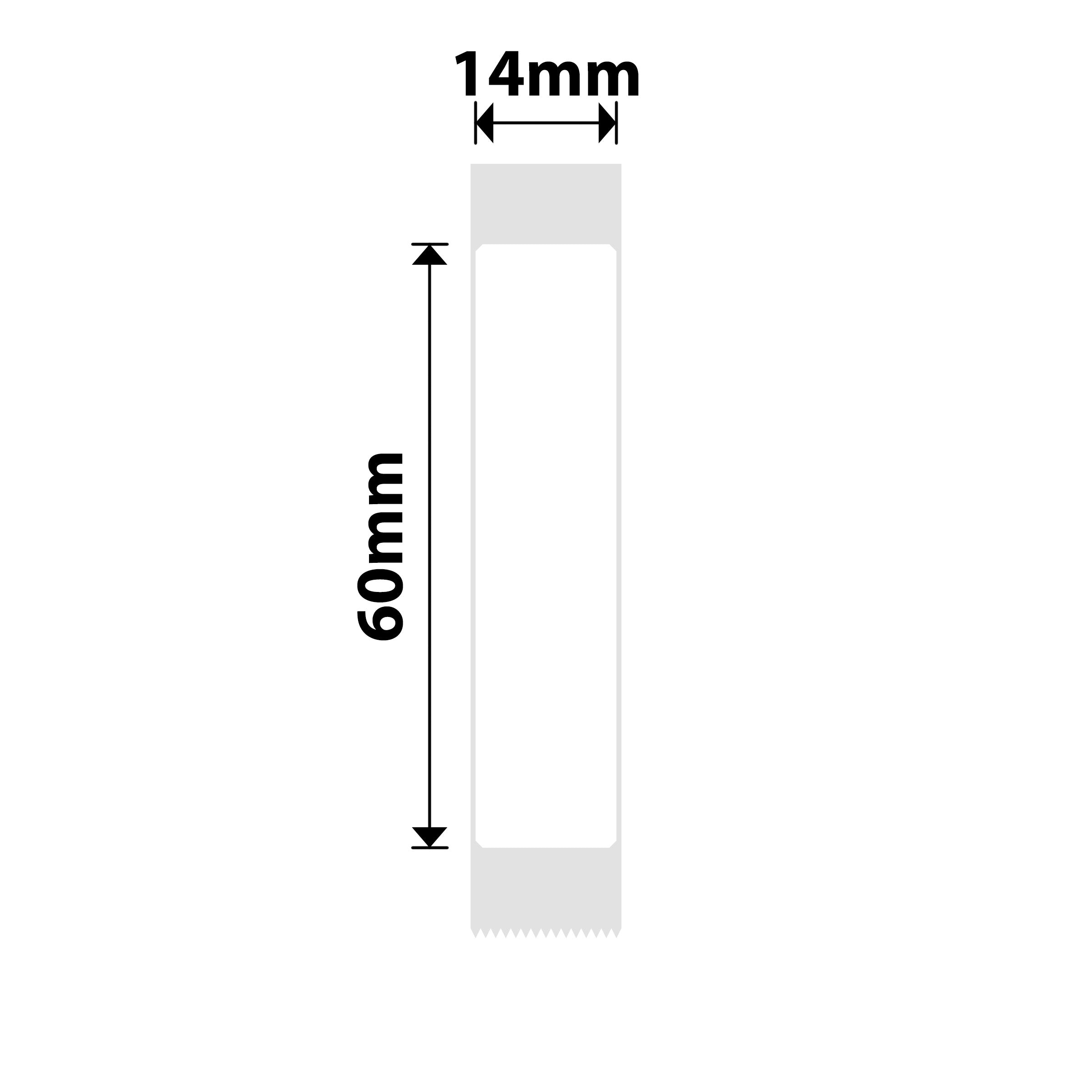 I-NB400 - NIIMBOT - B18 - EW14*60mm - 110 AMALEBULA NGOKUQONGA NGAWO - UMDIZINI OMHLOPHE