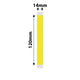 NB401 - NIIMBOT - B18 - EW14*120mm - 55 ETIKETTE PER ROL - GEEL ONTWERP