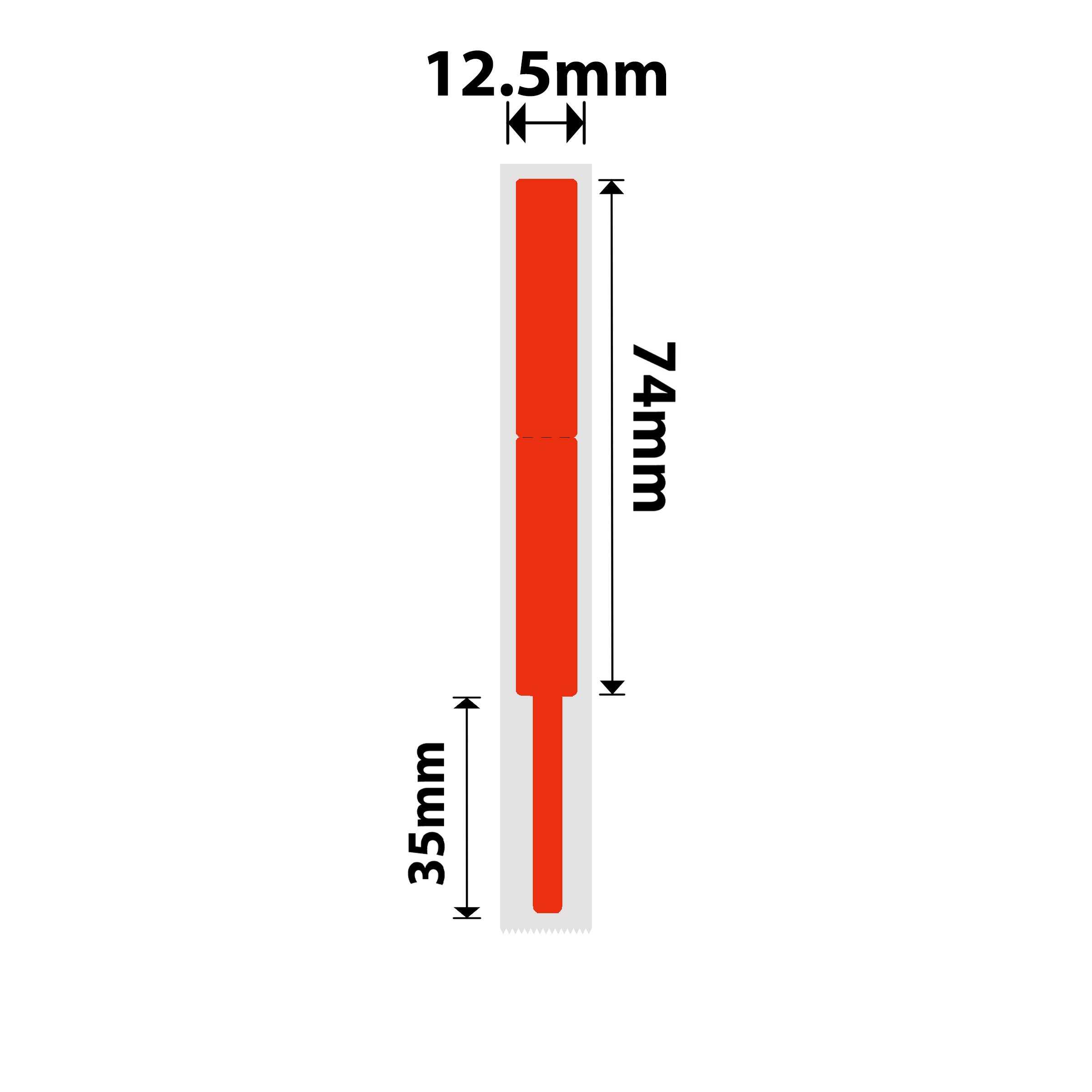 NB404 - NIIMBOT - B18 - EW12.5*109mm - 60 AMALEBULA NGOKUQONGA NGAWO - IDIZINI OKUBOMVU