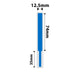 NB405 - NIIMBOT - B18 - EW12.5*109mm - 60 ETIKETTE PER ROL - BLOU KLEURONTWERP