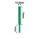 NB406 - NIIMBOT - B18 - EW12.5*109mm - 60 ETIKETTE PER ROL - GROEN KLEURONTWERP