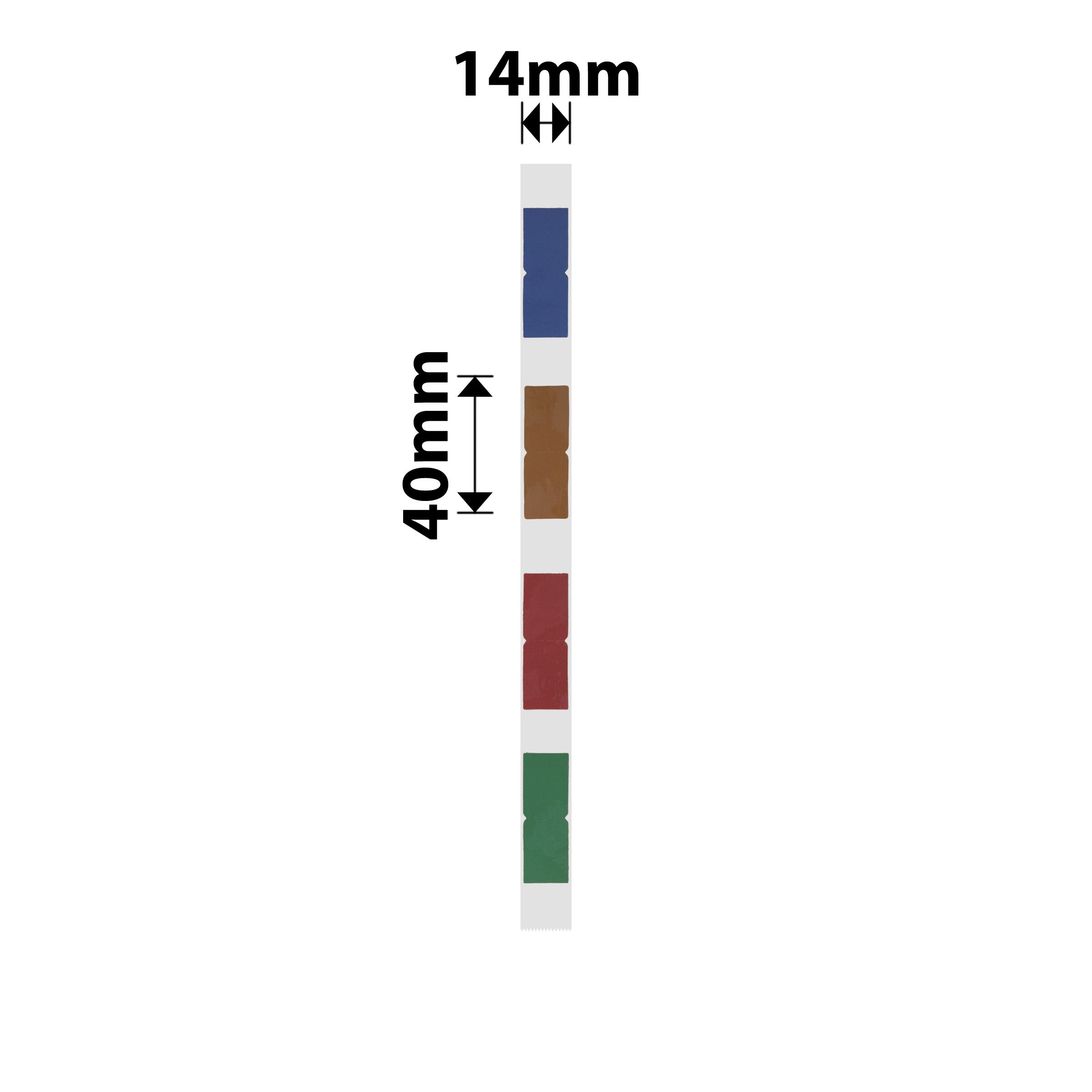 NB408 - NIIMBOT - B18 - EW14*40mm - 150 ETIKETTE PER ROL - INDEKS VINTAGE ONTWERP