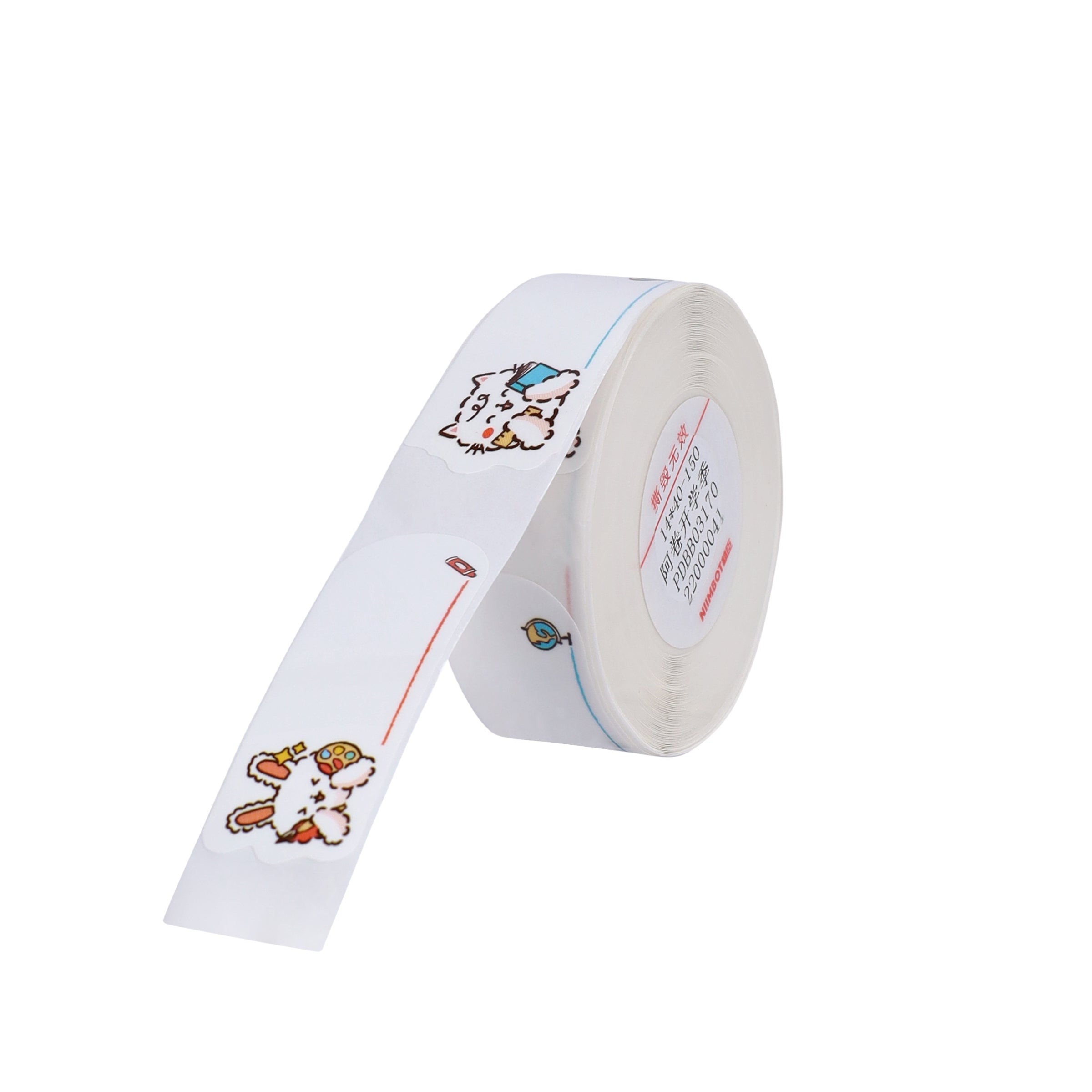 NB417 - NIIMBOT - B18 - EW14*40mm - 150 ETIKETTE PER ROL - BESTUDEER ONTWERP