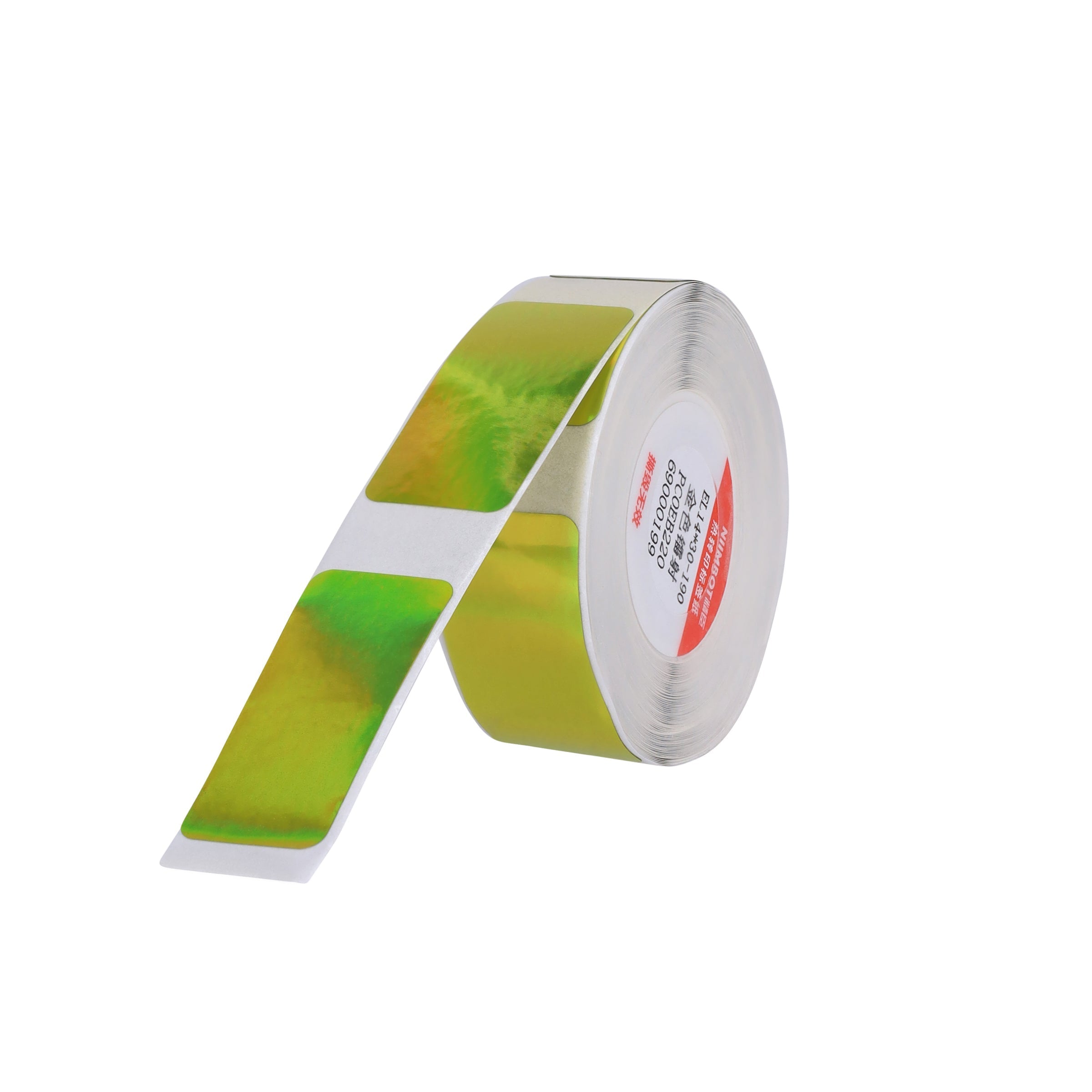 NB427 - NIIMBOT - B18 - EL14*30mm - 190 ETIKETTE PER ROL - HOLOGRAM - GOUDONTWERP