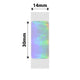 I-NB428 - NIIMBOT - B18 - EL14*30mm -190 AMALEBO NGOKUQHUBEKA NGAMUNYE - HOLOGRAM SILVER