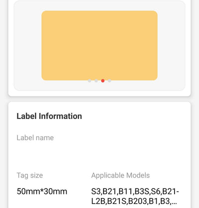 NB438 - NIIMBOT - B1 / B21 / B3S / B4 - 50X30MM - 230 HEAL THE FOREST LABELS