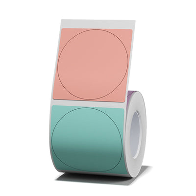 NB439 - NIIMBOT - B1 / B21 / B3S / B4 - 41X41MM - 175 MULITI-COLOUR ROUND LABELS