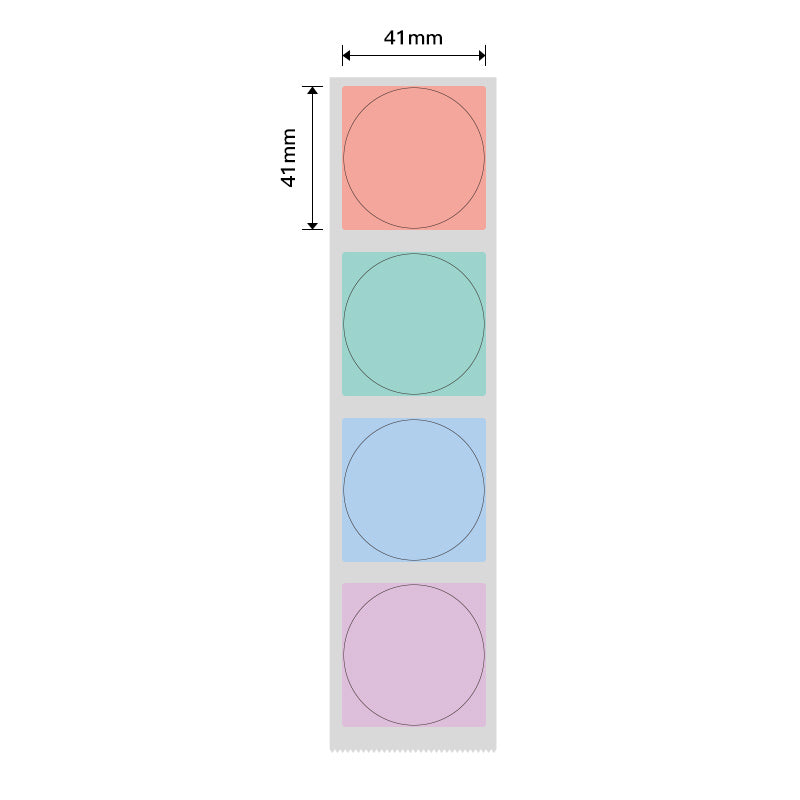 I-NB439 - NIIMBOT - B1 / B21 / B3S - T41*41MM - 175 AMALEBHO E-THERMAL OYIZULU - UMULITI-COLOUR DESIGN 