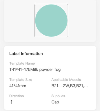 NB439 - NIIMBOT - B1 / B21 / B3S / B4 - 41X41MM - 175 MULITI-COLOUR ROUND LABELS