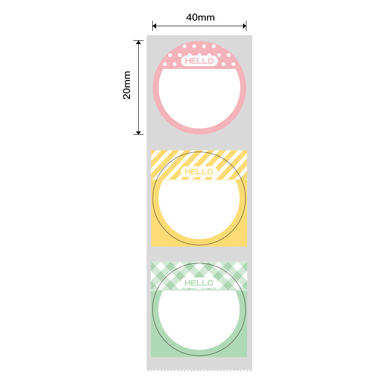 I-NB449 - NIIMBOT - B1 / B21 / B3S - T31*31- 220 AMALEBO NGAMUNYE UROLL- HELLO DESIGN
