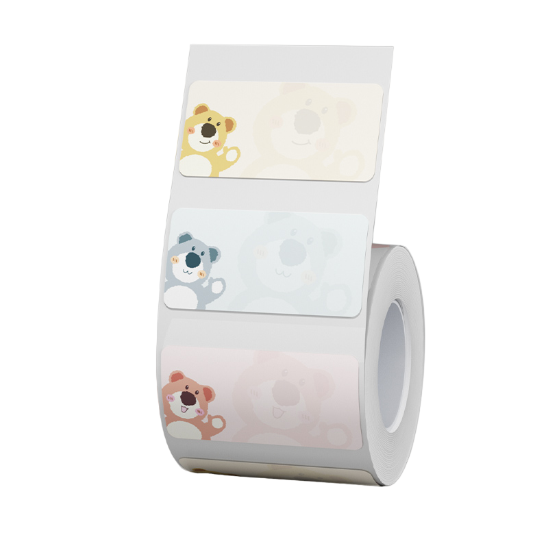 I-NB452 - NIIMBOT - B1 / B21 / B3S - T40*20 - 320 AMALEBULA NGOKUQONGA NGAMUNYE - I-CUTE BEAR DESIGN