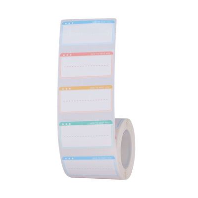 NB456 - NIIMBOT - B1 / B21 / B3S / B4 - 40X20MM - 320 NICE TO MEET YOU LABELS
