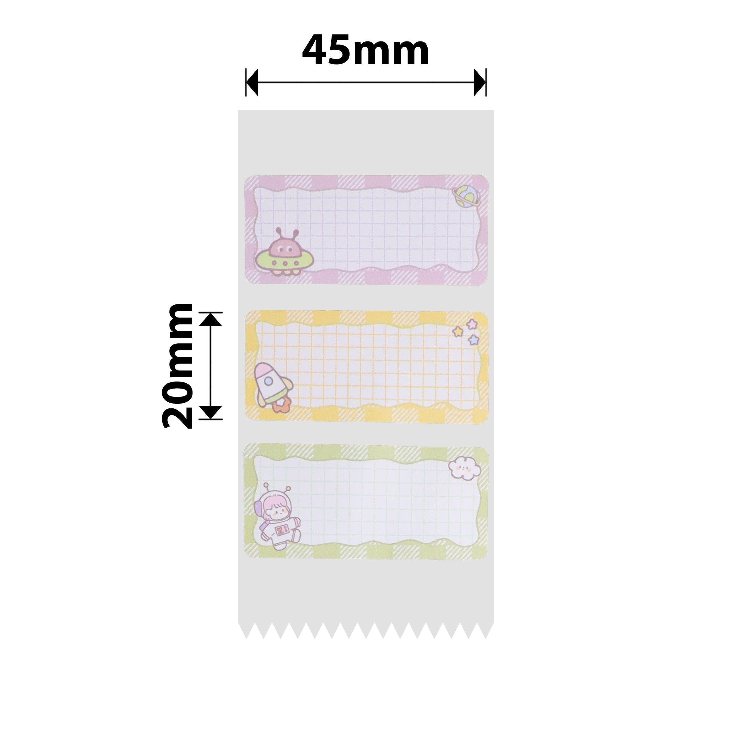 NB459 - NIIMBOT - B1 / B21 / B3S - 45*20MM - 320 AMALEBHA OKUTHETHAYO - UKWENZIWA KWESIQEPHU SESIKHALA 