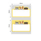 I-NB461 - NIIMBOT - B1 / B21 / B3S - 50*31MM - 220 AMALEBHA ETHERMAL - UKWENZIWA KWEZINJA