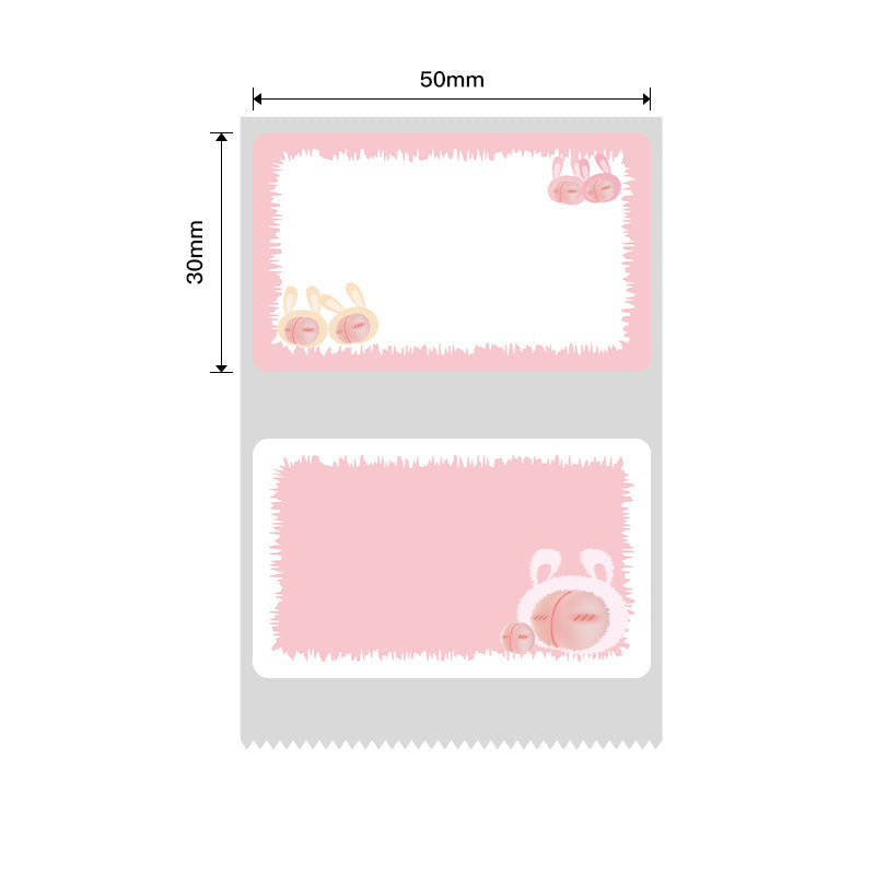 I-NB464 - NIIMBOT - B1 / B21 / B3S - T50*30 - 230 AMALEBO NGOKUQONGA NGAMUNYE - I-PEACH DESIGN
