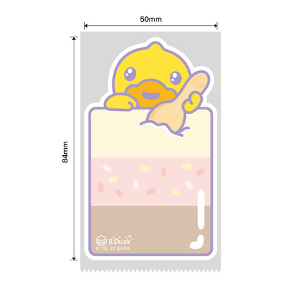 NB470 - NIIMBOT - B1 / B21 / B3S - 50*84MM - 90 THERMAL LABELS - ICE CREAM DUCK DESIGN