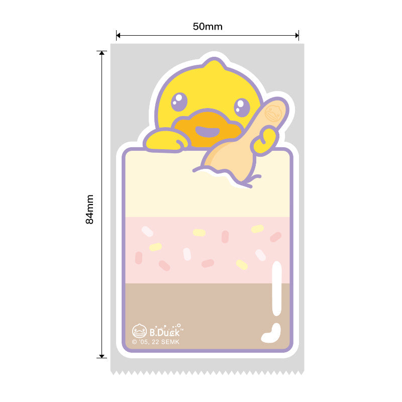 NB470 - NIIMBOT - B1 / B21 / B3S - 50*84MM - 90 THERMAL LABELS - ICE CREAM DUCK DESIGN
