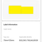 NIIMBOT - Z401 ONLY - THERMAL TRANSFER LABELS - P38*25+37-500 MULTIPURPOSE YELLOW CABLE