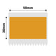 I-NB494 - NIIMBOT - B1 / B21 / B3S - T50*30MM - 230 AMALEBO ETHERMAL - FROZEN ORANGE 