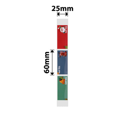 NB497 - NIIMBOT - SLEGS D101 - R25*60MM - 110 ETIKETTE PER ROL - KERSFEES
