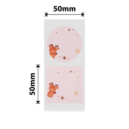 NB500 - NIIMBOT - B1 / B21 / B3S - 50*50MM - 140 ETIKETTE PER ROL - KERSFEES-ELK 
